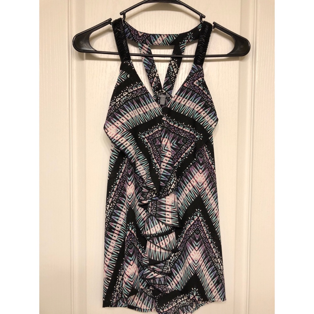 Tribal patterned tank top